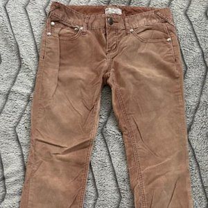 Free People Mauve Corduroys